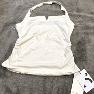 Commense off-white halter top, small; never worn